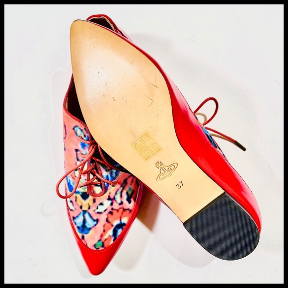 VIVIENNE WESTWOOD “HADIE” RUG PRINT OXFORDS! - Picture 4 of 6